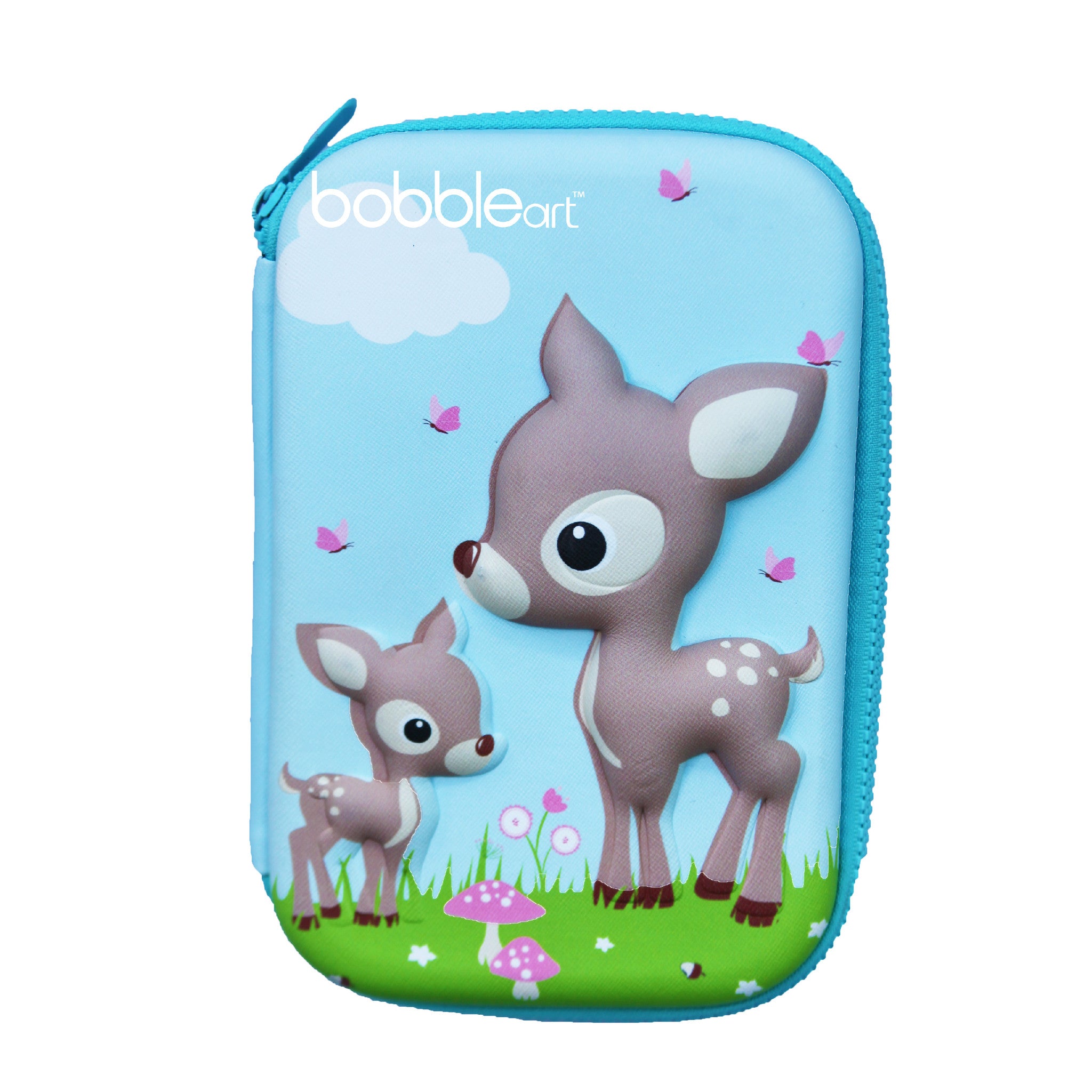 Bobble Art Hard Shell Pencil Case Woodland