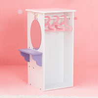 Olivia's Little World Doll Furniture - Dresser with 3 Hangers