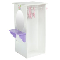 Olivia's Little World Doll Furniture - Dresser with 3 Hangers