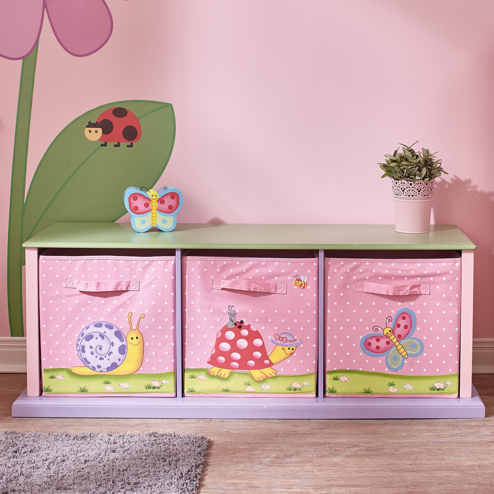 Kids Furniture - Fantasy Fields Magic Garden 3 Bag Storage Cabinet