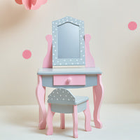 Olivia's Little World Doll Furniture - Vanity Table and Stool Set
