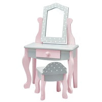 Olivia's Little World Doll Furniture - Vanity Table and Stool Set