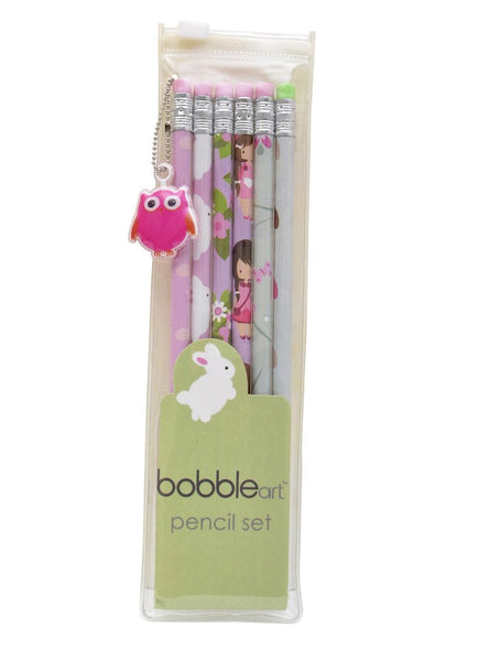 Bobble Art HB Pencil Packs - Girls