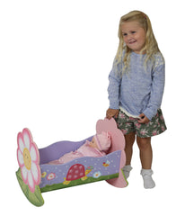 Teamson Dolls Rocking Bed Magic Garden