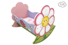 Teamson Dolls Rocking Bed Magic Garden