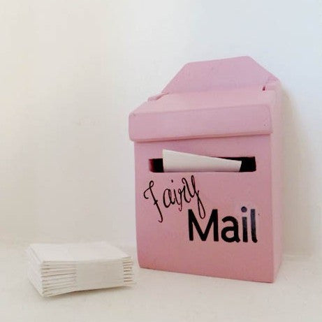 Lil Fairy Door Accessories -  Pink Mailbox