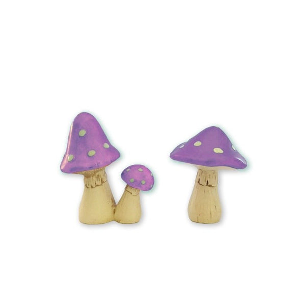 Lil Fairy Door Accessories - Purple Mushroom