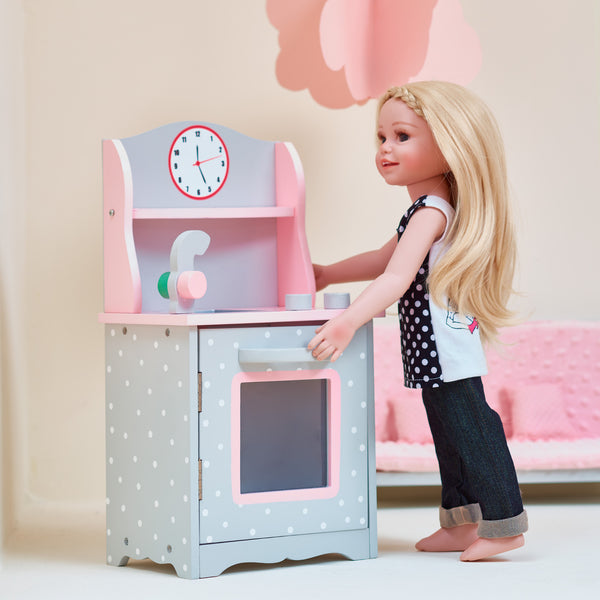 Olivia's Little World Doll Furniture Polka Dot Princess - Sweet Kitchen