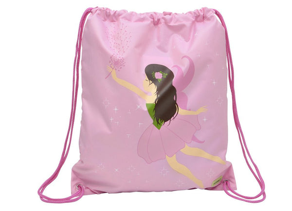 Bobble Art Swimming Bag / Library Bag / Drawstring Bag - Fairy
