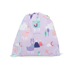 Penny Scallan Swimming Bag / Library Bag / Drawstring Bag - Loopy Llama