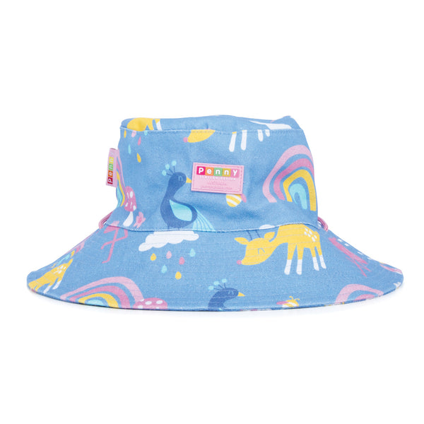 Penny Scallan Broad Brimmed Hat Rainbow Days