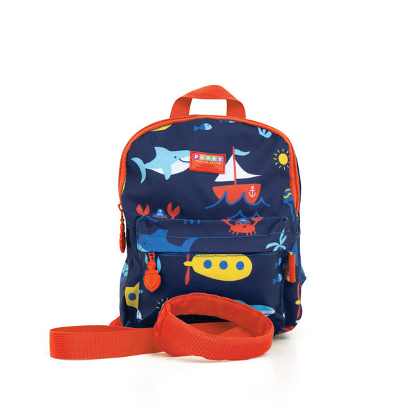 Penny Scallan Backpack Anchors Away - Mini Backpack with Rein
