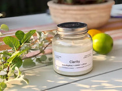 Blissful Sundays Soy Candle - Mason Jar - Clarity