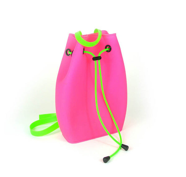 Scrunch Silicone Rucksack Bag - Pink